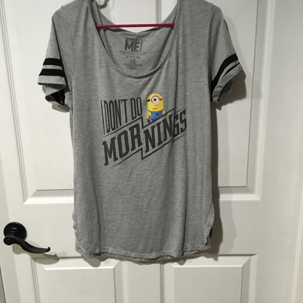 “I Don’t Do Mornings” Despicable Me Minion T-Shirt